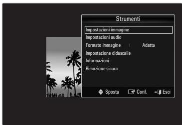 SAMSUNG LE32B653T5P - Impostazione didascalie - 3