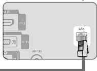 SAMSUNG LE32B653T5P - Sie konnen die Netzwerkverbindung auch über einen Sharer (Router) herstellen. - 3