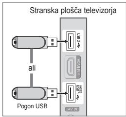 SAMSUNG LE32B653T5P - Prikljucitev naprave USB - 1