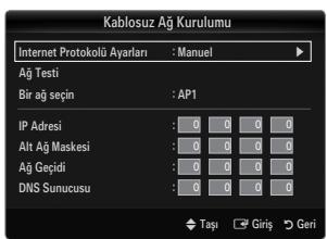 SAMSUNG LE32B653T5P - Kablosuz Ağ Kurulumu - Manuel - 1