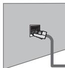 SAMSUNG LE32B653T5P - U kurz de LAN aansluten via een verdeler (router). - 1