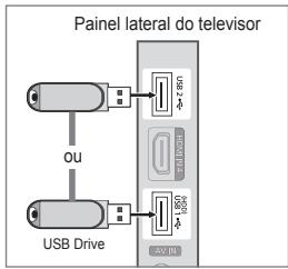 SAMSUNG LE32B653T5P - Ligar um dispositivo USB - 1