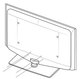 SAMSUNG LE32B653T5P - Montage du socle - 3
