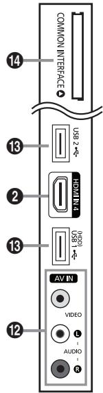 SAMSUNG LE32B653T5P - Aspecto general del panel de conexiones - 1