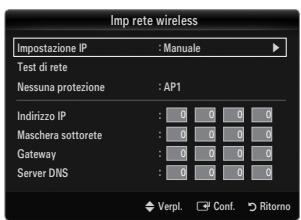SAMSUNG LE32B653T5P - Imp rete wireless - Manuale - 1