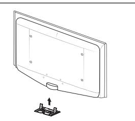 SAMSUNG LE32B653T5P - Namestitev kompleta za pritrditev na steno - 1
