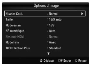 SAMSUNG LE32B653T5P - Nuance Coul. Froide / Normal / Chaude1 / Chaude2 / Chaude3 - 1
