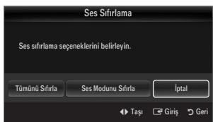 SAMSUNG LE32B653T5P - □ Ses Sifirlama Tumunu Sifirla / Ses Modunu Sifirla /iptal - 1