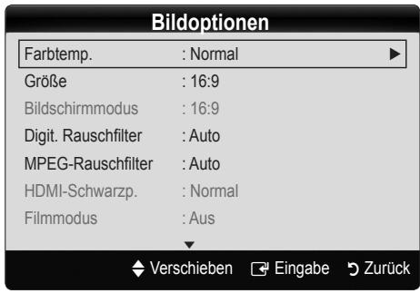 SAMSUNG LE32C450E1W - Bildoptionen - 2