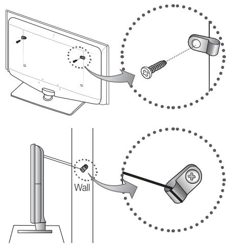 SAMSUNG LE32C450E1W - To avoid the TV from falling - 7