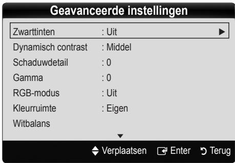 SAMSUNG LE32C450E1W - Geavanceerde instellingen - 1