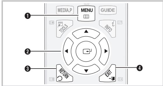 SAMSUNG LE32C450E1W - Navigation dans les menus - 1