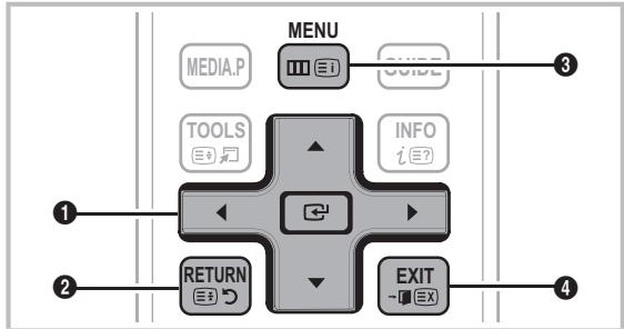 SAMSUNG LE32C530F1W - De menu's gebruiken - 1