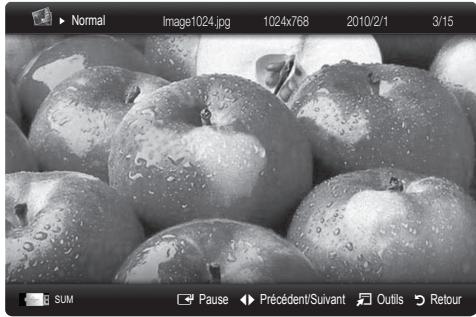 SAMSUNG LE37C530F1W - Visualisation d'une photo (ou d'un diaporama) - 3