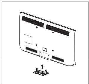 SAMSUNG LE40B551A6P - Anbringen der Wandhalterung - 2