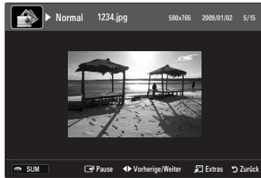 SAMSUNG LE40B551A6P - Anzeigen von Diashows - 2