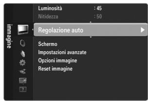 SAMSUNG LE40B551A6P - □ Regolazione auto - 1