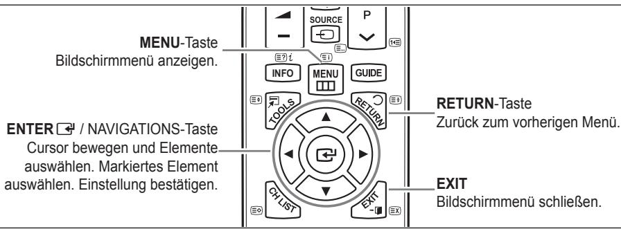 SAMSUNG LE40B551A6P - Anzeigen von Menüs - 1