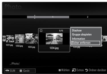 SAMSUNG LE40B551A6P - Sicheres Entfernen von USB-Geräten - 1