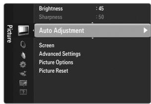 SAMSUNG LE40B551A6P - Auto Adjustment - 1