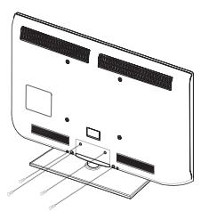 SAMSUNG LE40B551A6P - Montage du socle - 3