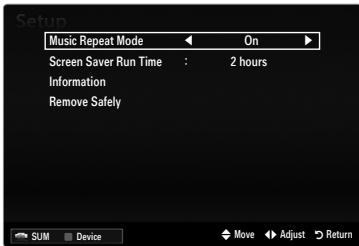 SAMSUNG LE40B551A6P - Using the Setup Menu - 2