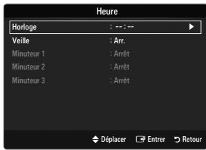 SAMSUNG LE40B551A6P - Réglage de l'heure - 2
