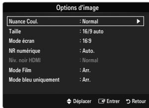 SAMSUNG LE40B551A6P - Options d'image - 1