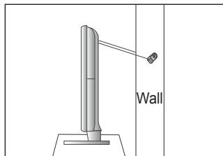 SAMSUNG LE40B551A6P - ■ To avoid the TV from falling: - 3