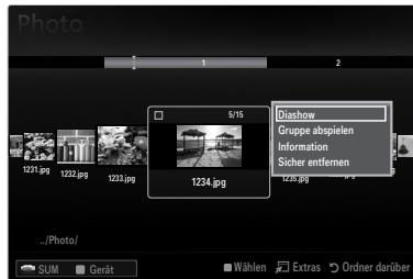 SAMSUNG LE40B551A6P - Anzeigen von Diashows - 1