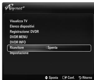 SAMSUNG LE40B551A6P - Ascolto tramite il Ricevitore (Home theater) - 1