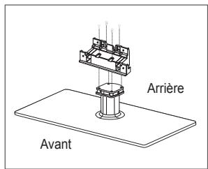 SAMSUNG LE40B551A6P - Montage du socle - 1