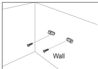 SAMSUNG LE40B551A6P - ■ To avoid the TV from falling: - 1