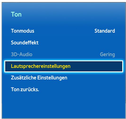 SAMSUNG UE40F6510 - Loutsprecher auswahlen - 1
