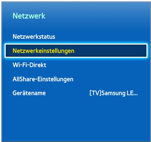SAMSUNG UE40F6510 - Einrichten eines Kabelnetzwerks - 1