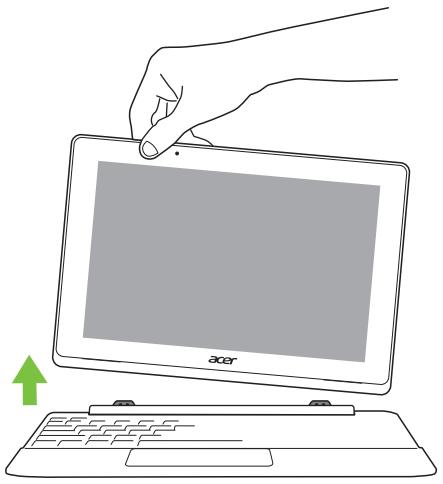 ACER ASPIRE SWITCH 10 E SW3-013-12U1 - Fixer et detacher le clavier - 2