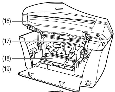 CANON PIXMA MP750 - Rear view and interior - 1