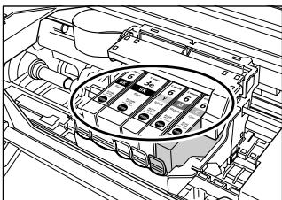 CANON PIXMA MP750 - Sustitución de un deposto de tinta - 8