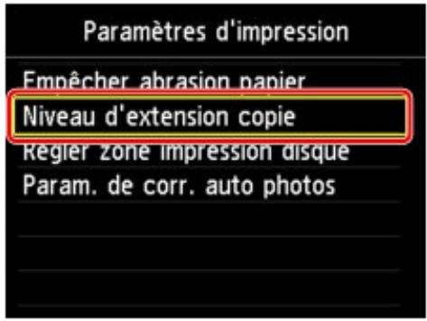 CANON MG5450 - Modification des paramètres de la machine à partir de l'écran LCD - 2