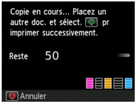 CANON MG5450 - Ajout de la tâche de copie (Réservation de la copie) - 1