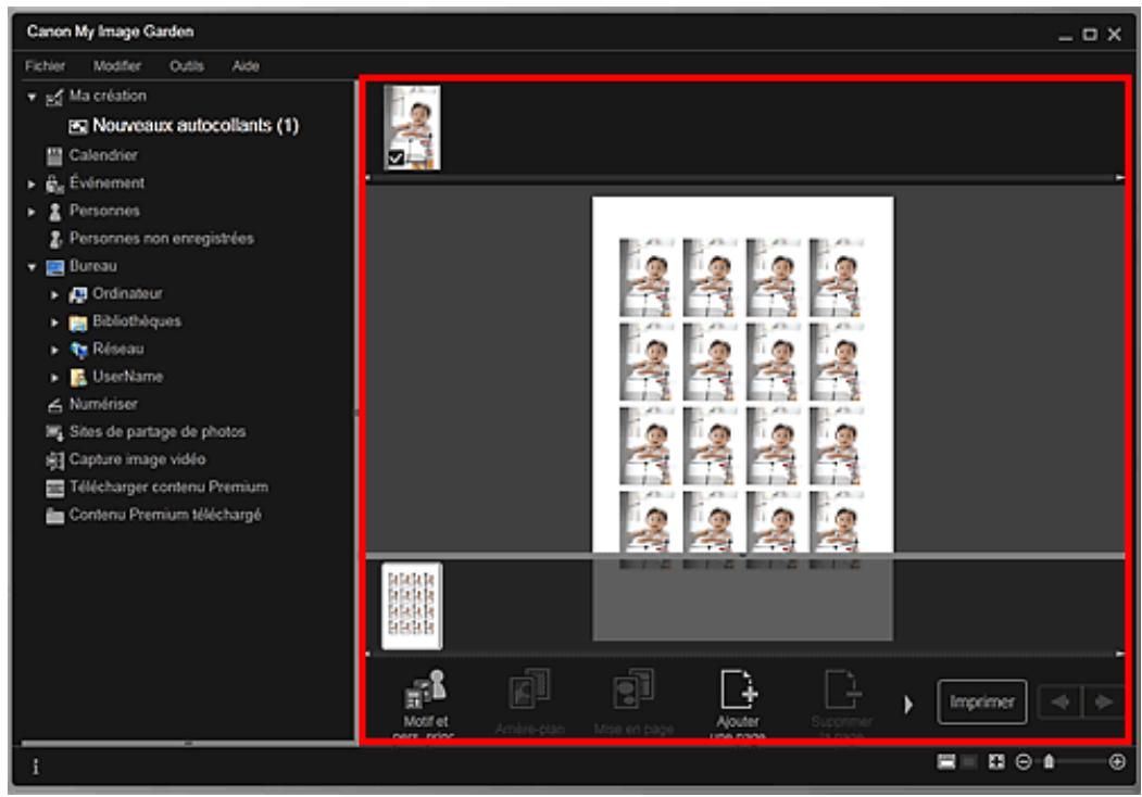 CANON MG5450 - Modifiez l'élément selon vos préférences. - 1