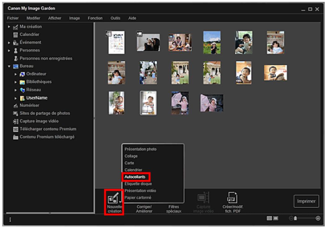 CANON MG5450 - Impression d'autocollants - 2