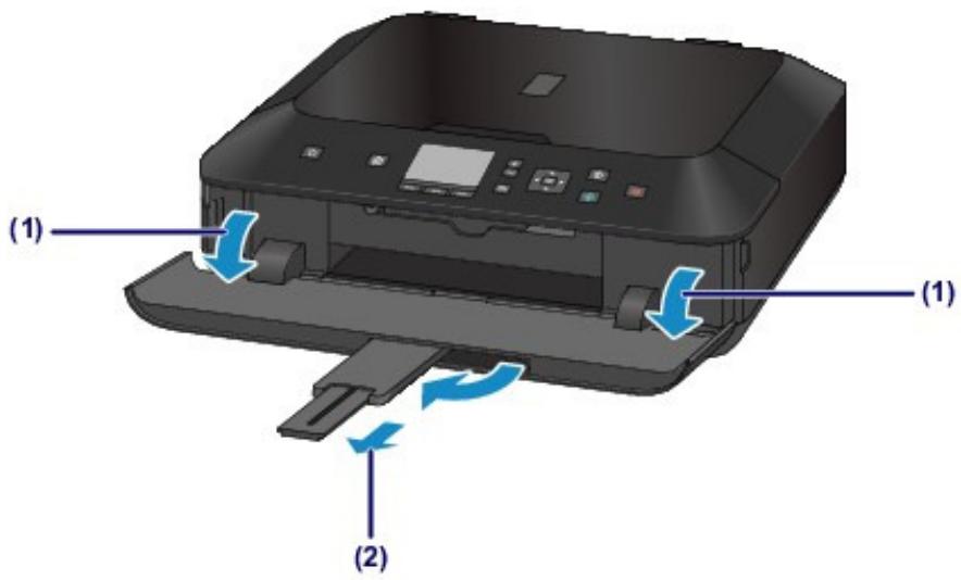 CANON MG5450 - Ouvrez le bac de sortie papier. - 1