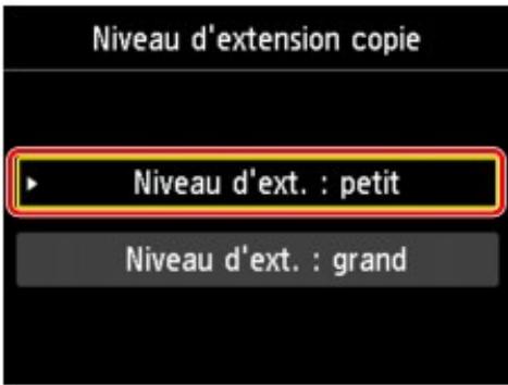 CANON MG5450 - Modification des paramètres de la machine à partir de l'écran LCD - 3