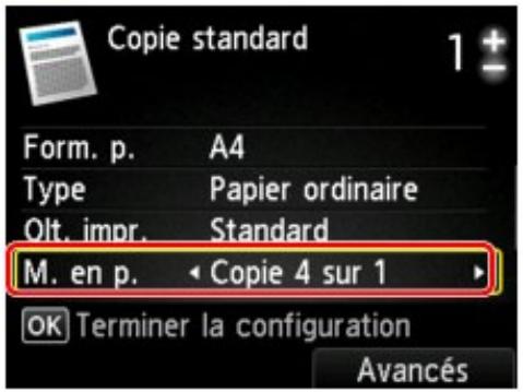 CANON MG5450 - Copie de quatre pages sur une seule feuille - 1