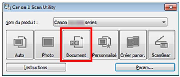 CANON MG5450 - Cliquez sur Document. - 1