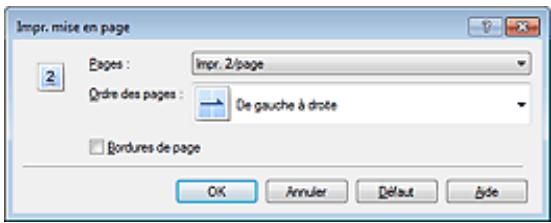 CANON MG5450 - Impression mise en page - 3