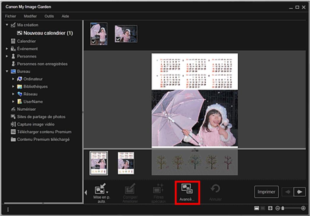 CANON MG5450 - Cliquez sur Avancé.... - 1