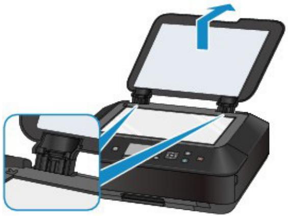 CANON MG5450 - Retrait du couvercle du scanner : - 1