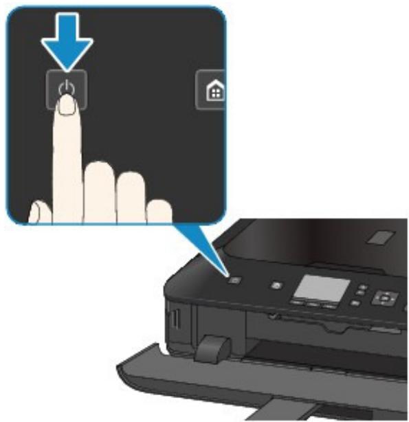 CANON MG5450 - Mise hors tension de la machine - 1
